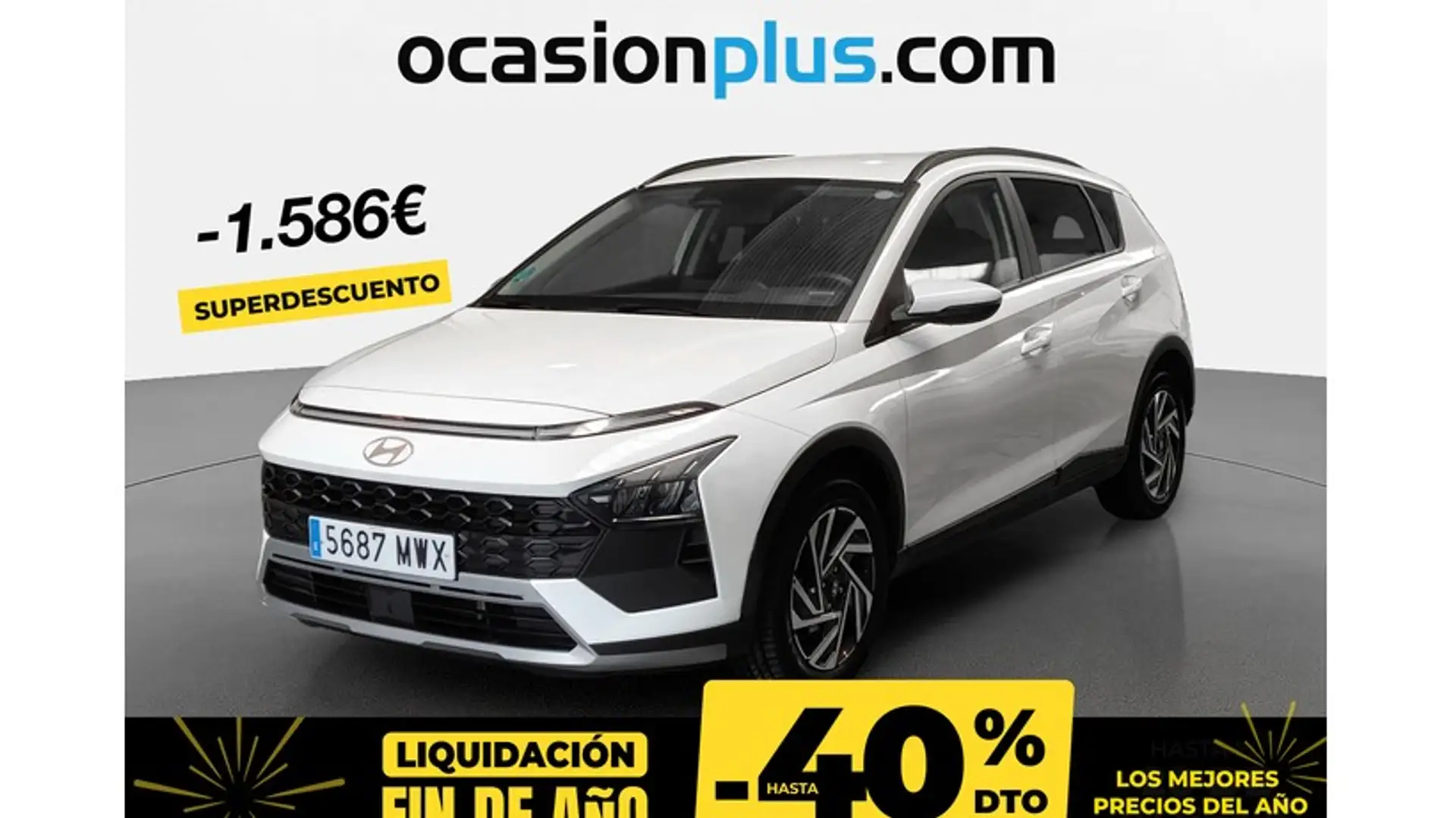 Hyundai BAYON 1.0 TGDI 48V Maxx Blanc - 1