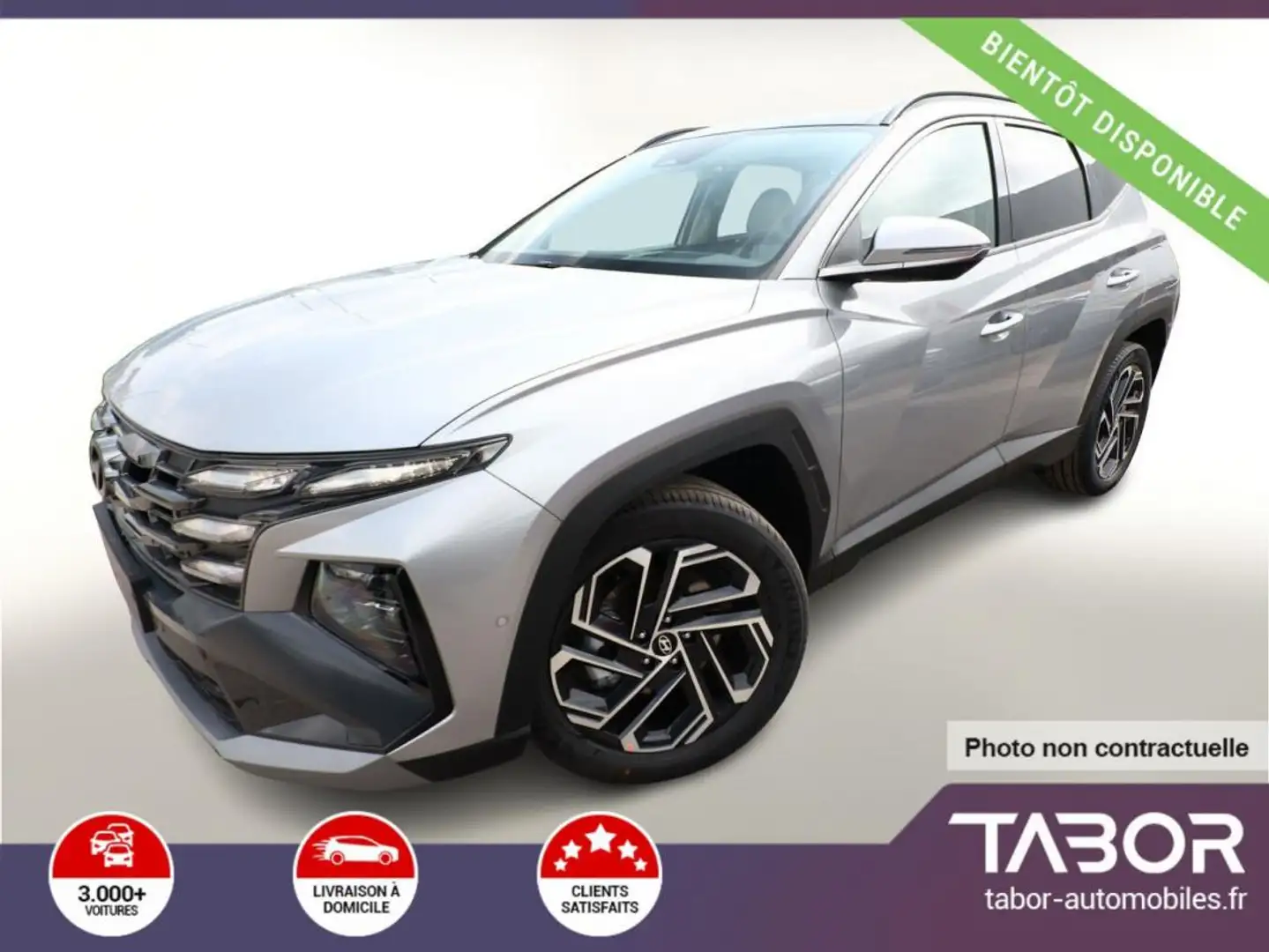 Hyundai TUCSON 1.6 CRDi 136 MHEV Select LED Argent - 1