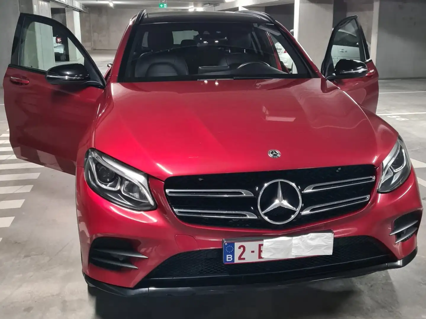 Mercedes-Benz GLC 250 Piros - 2