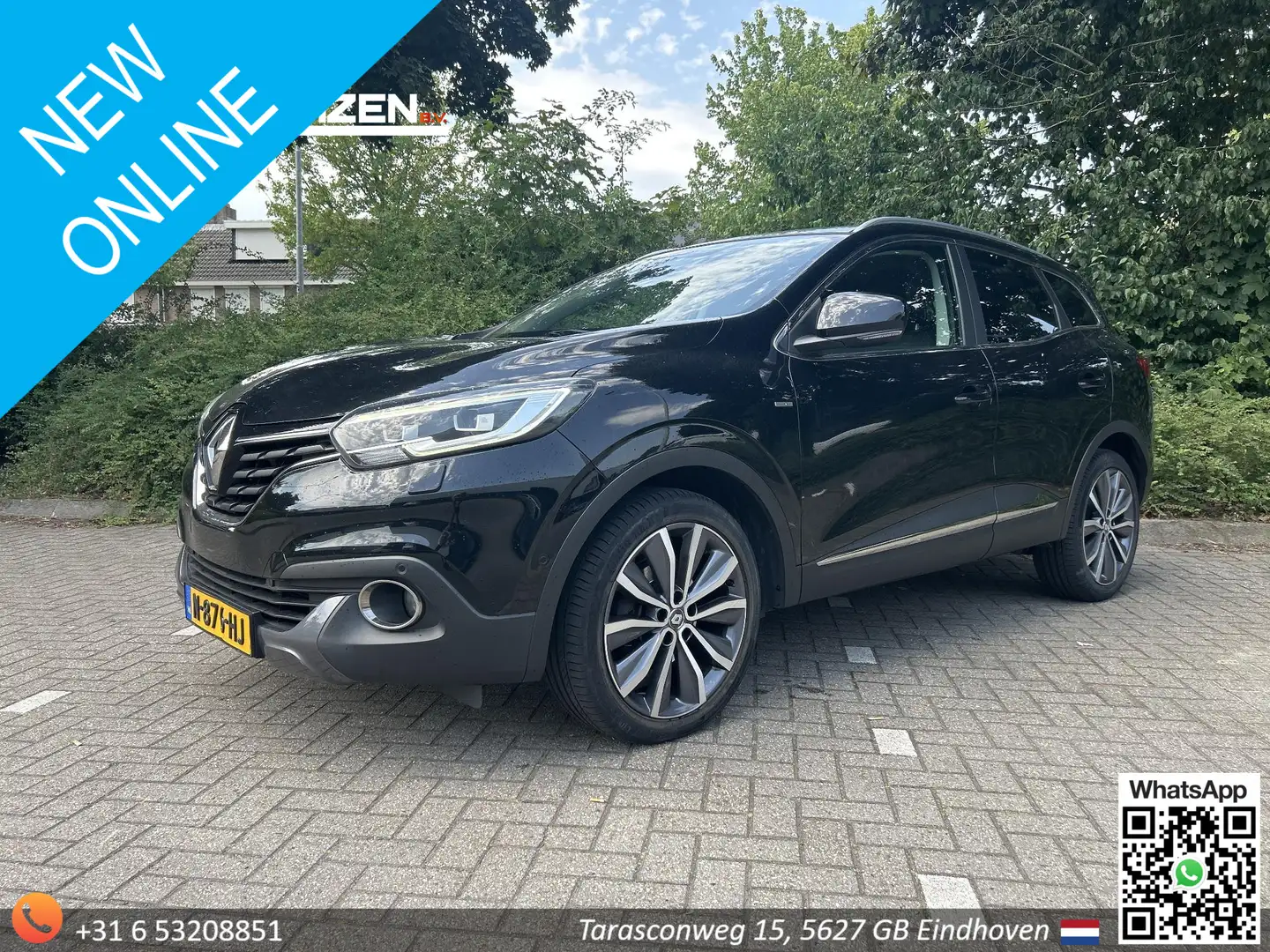 Renault Kadjar 1.2 TCe Bose | Leder | Climate | Cruise | Navi | C Zwart - 1