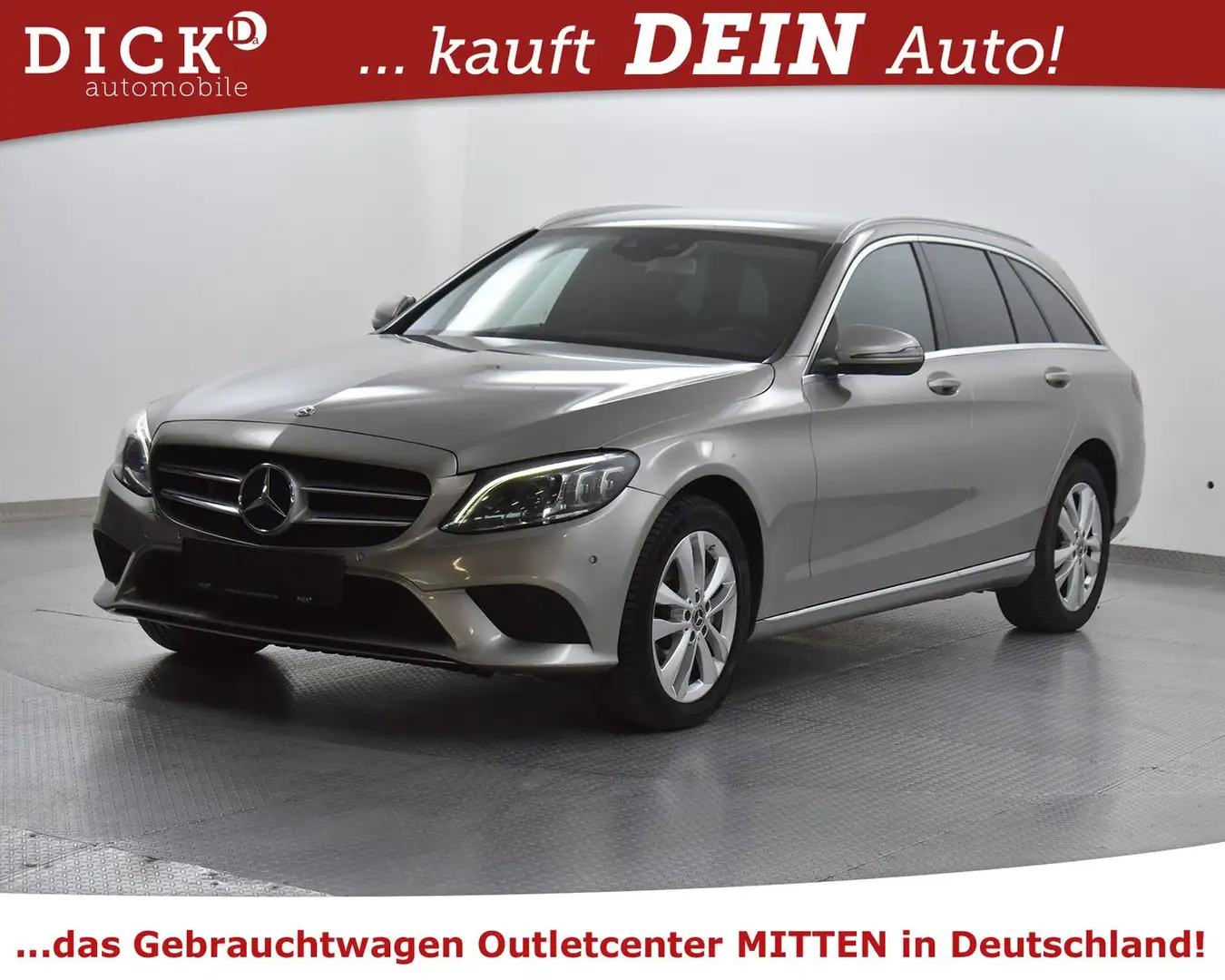 Mercedes-Benz C 300 d T 4Mat Avantg MULTIBEAM+NAV+KAM+AHK+ACC+ Grey - 2