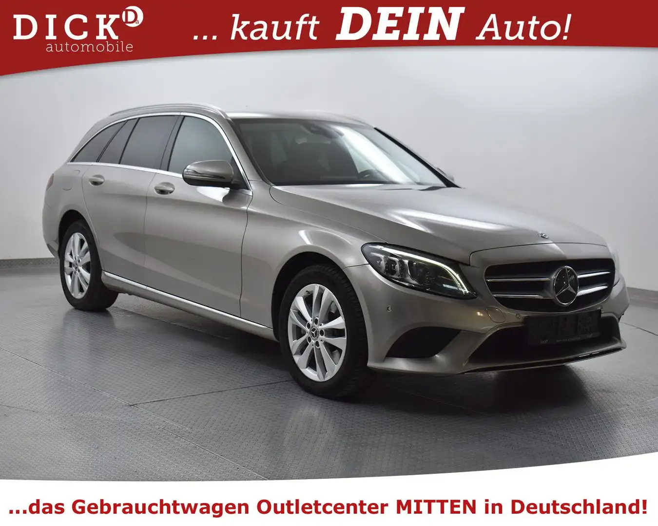 Mercedes-Benz C 300 d T 4Mat Avantg MULTIBEAM+NAV+KAM+AHK+ACC+ Grey - 1