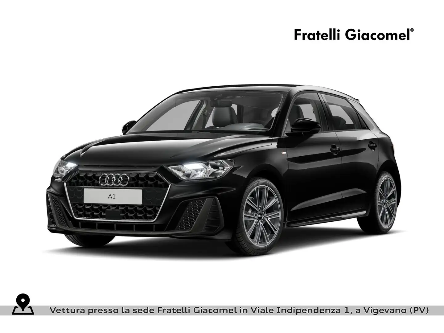 Audi A1 sportback 25 1.0 tfsi s line edition s-tronic Zwart - 1