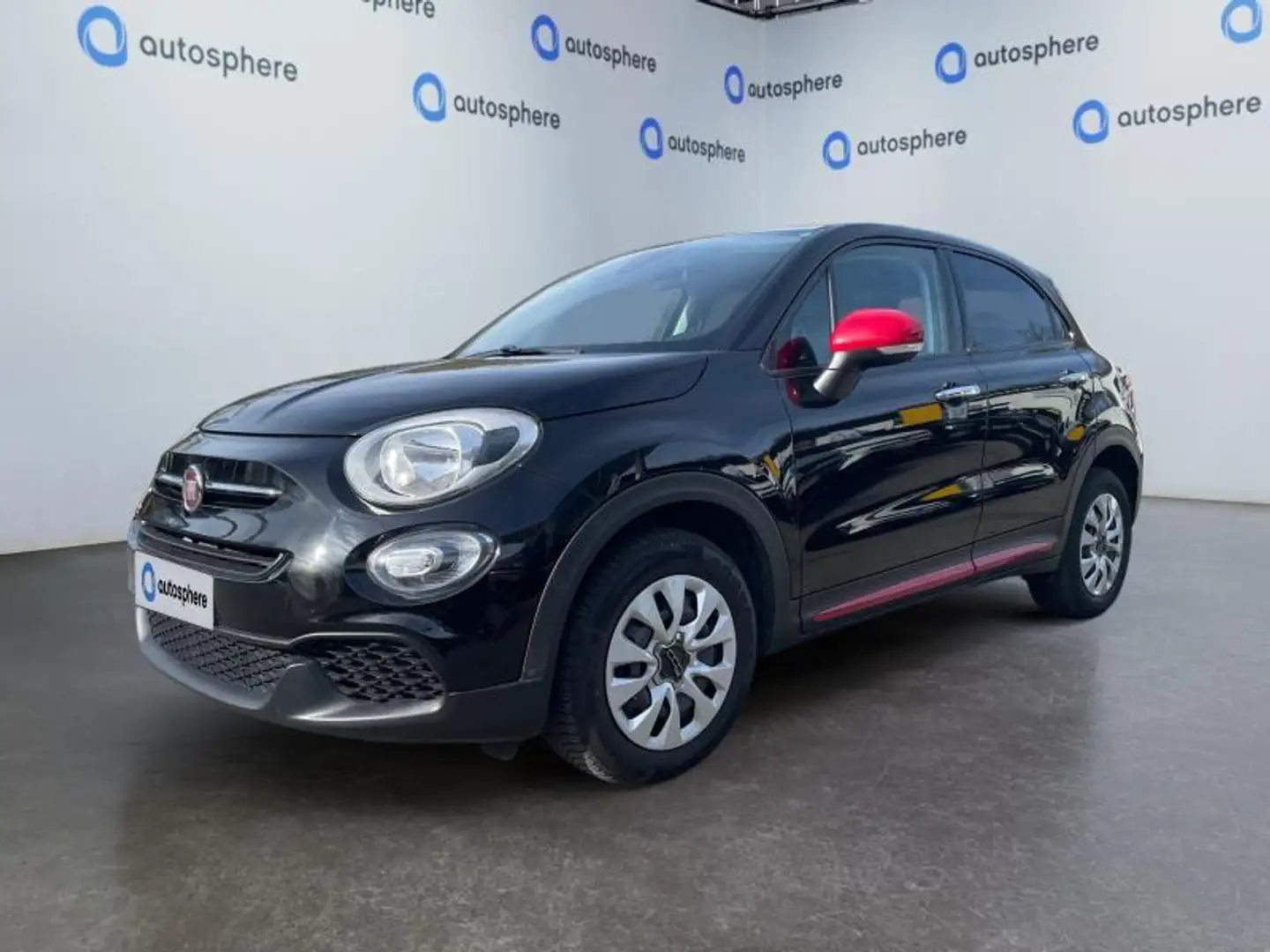 Fiat 500X FireFly Clim Cruise  Pneus 4 Saisons !! 39.000km Noir - 1