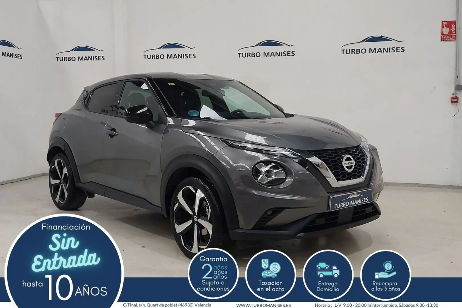 Nissan Juke DIG-T 86 kW (117 CV) 6 M/T TEKNA Gris - 1