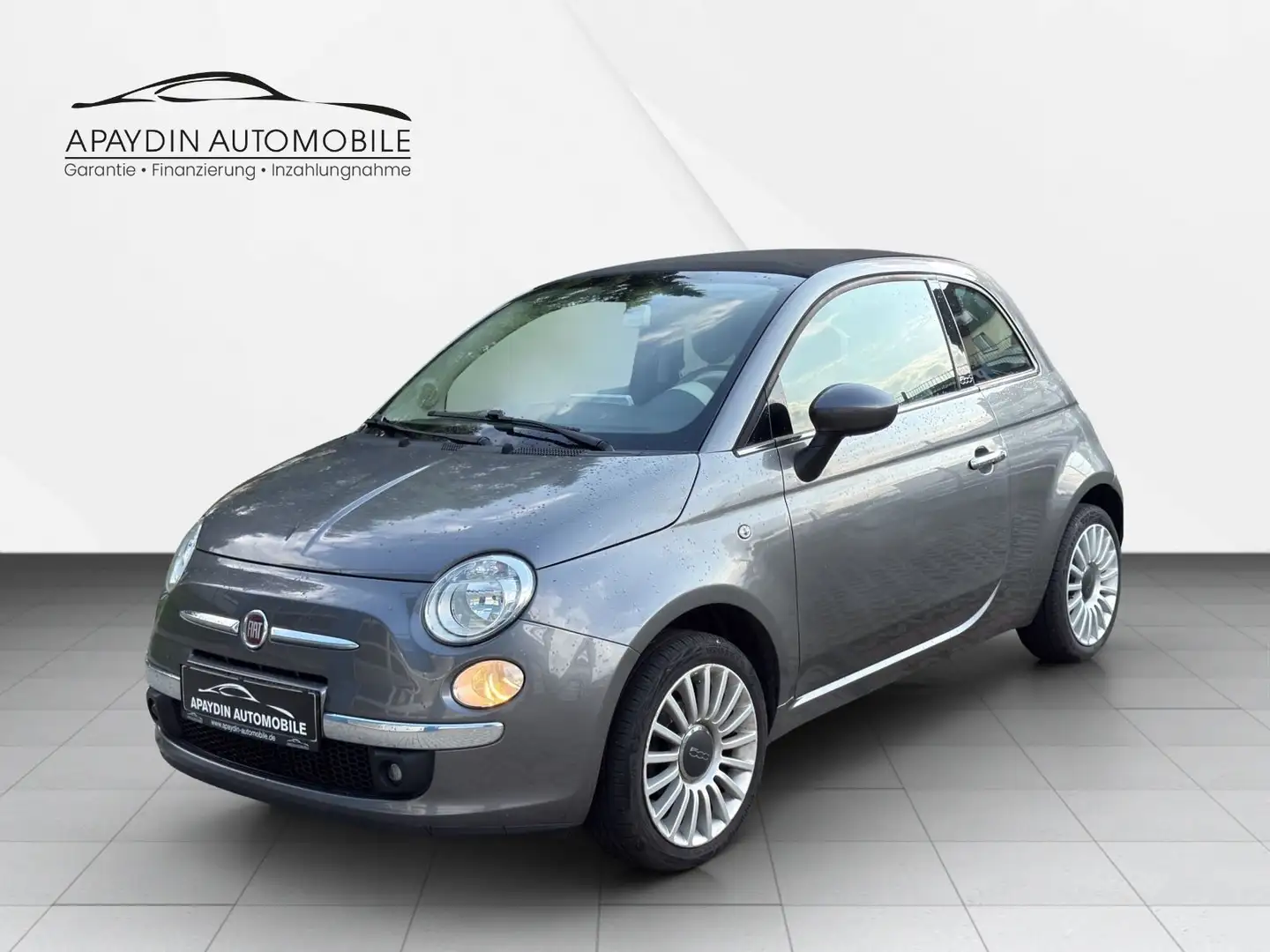 Fiat 500 Cabrio Lounge PDC/NAVI/KLIMA/ALU/2.HD/CARPLA Gris - 1