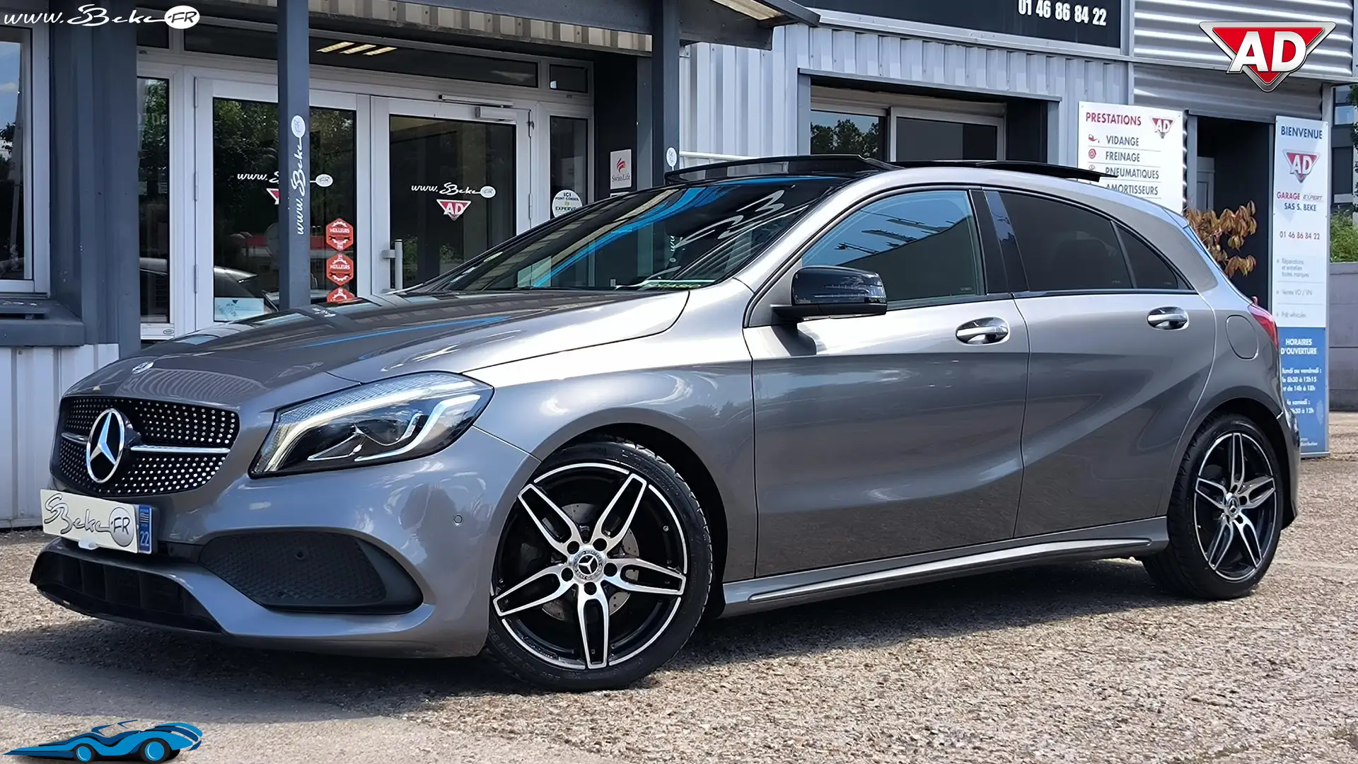 Mercedes-Benz A 200 200 d 7G-DCT Sport Edition TOIT OUVRANT / JANTES A Šedá - 1