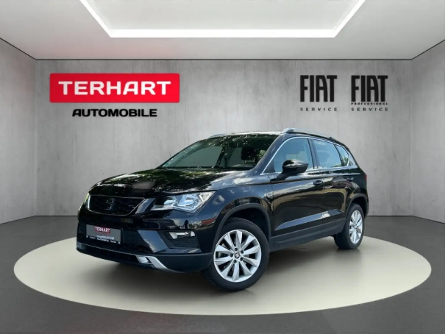 SEAT Ateca Style 1.4 TSI/AHK schwenkbar/Navi/RFK/el. Heckklap Schwarz - 1