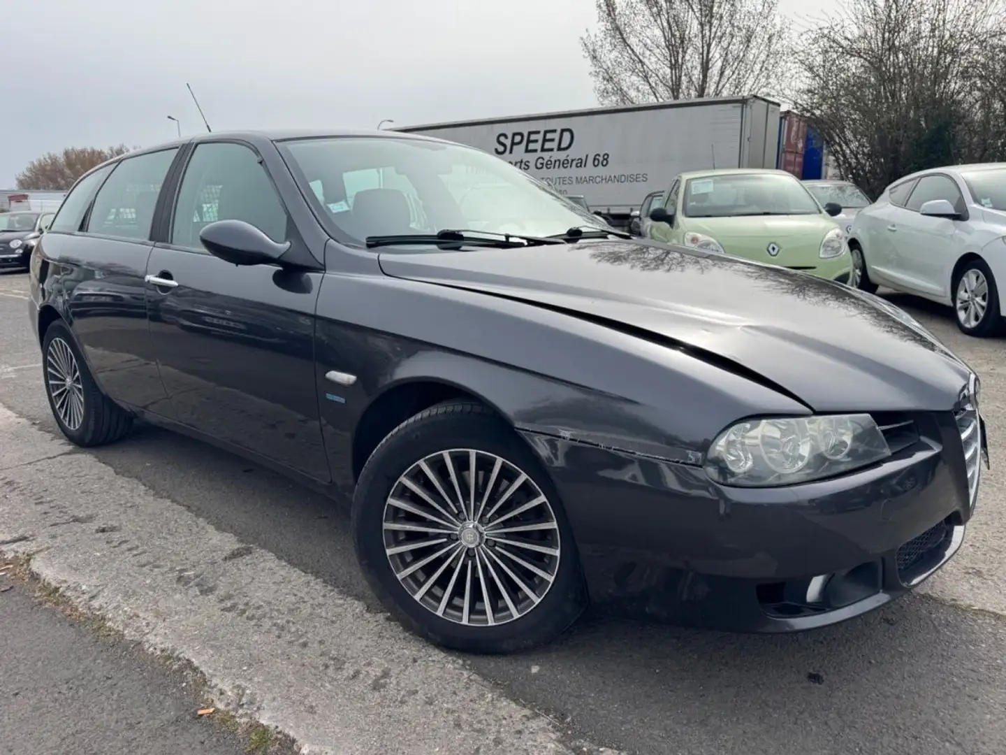 Alfa Romeo 156 SPORTWAGON 1.9 JTD 115CH 8V Distinctive Gris - 2