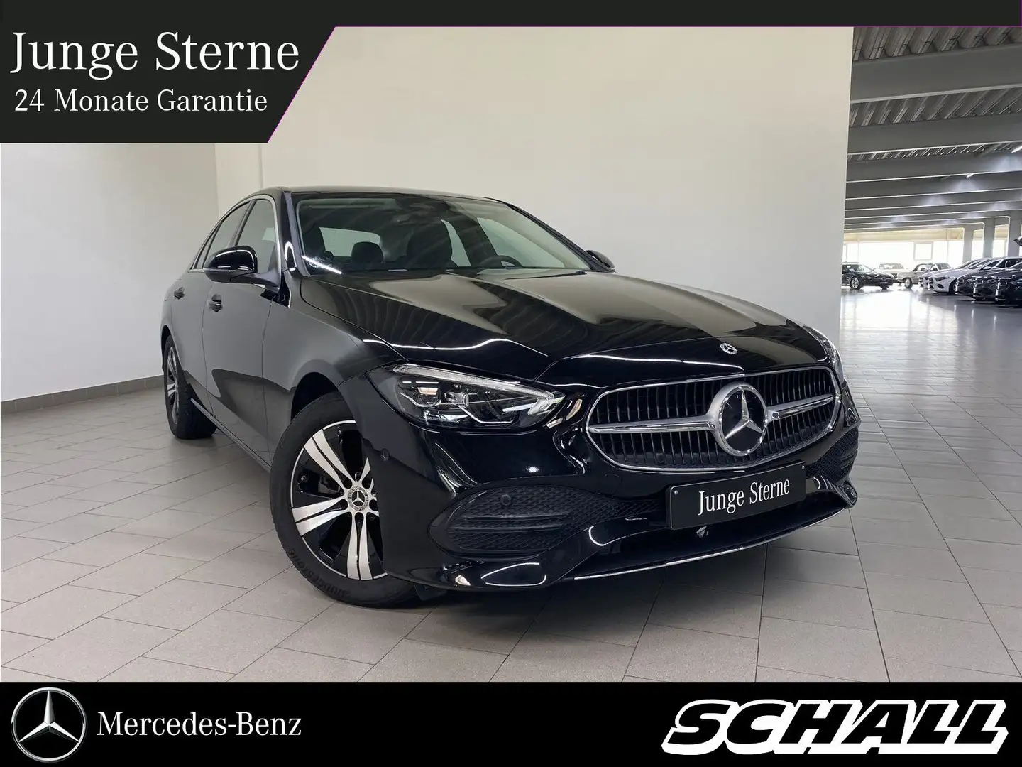 Mercedes-Benz C 180 AVANTGARDE+LED+NAV+KAMERA+LENKHZG+AMBIENTE Noir - 1