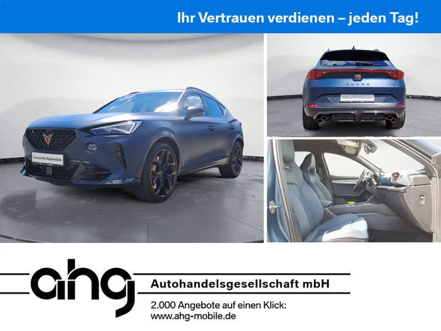 CUPRA Formentor 2.5TSI VZ5 Edit. Taiga Grey 4Drive DSG Blau - 1