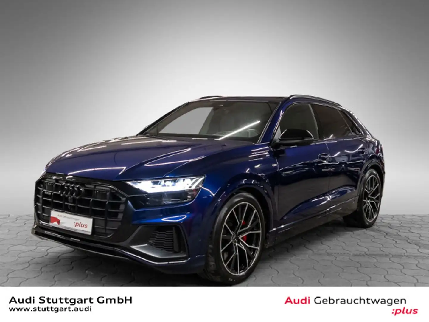 Audi Q8 55 TFSI e quattro S line B&O 360° Pano 22'' Blau - 1