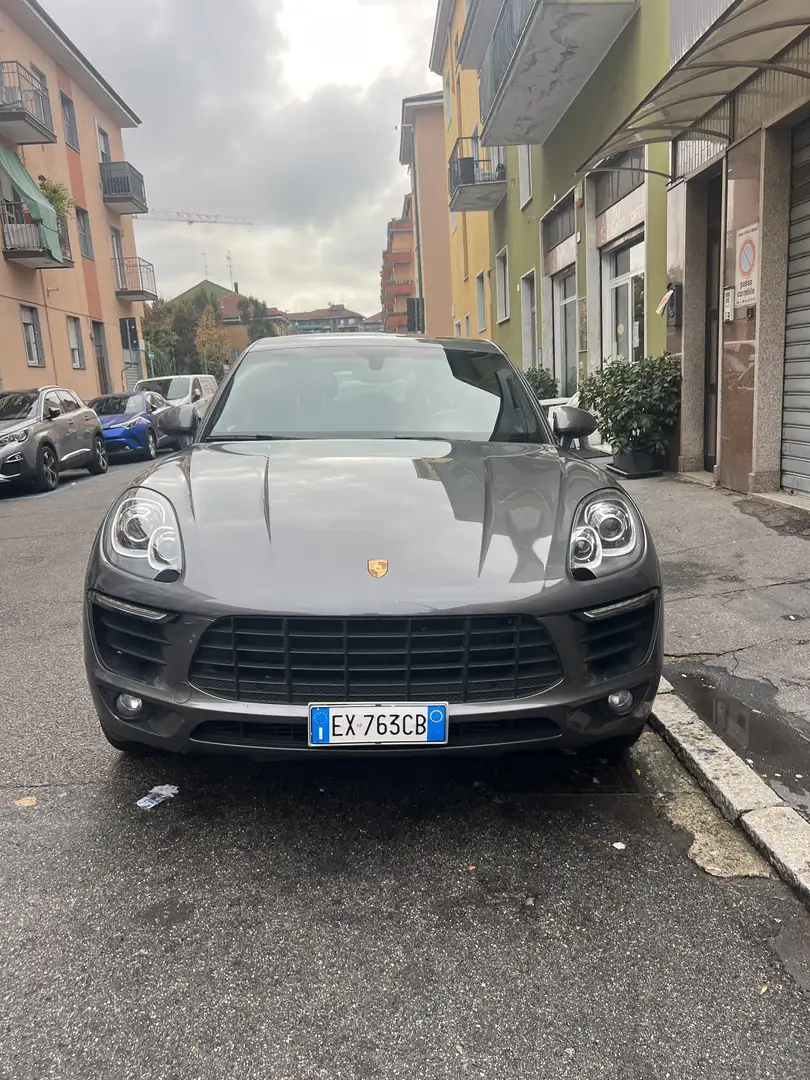 Porsche Macan Macan I 2014 3.0d S 250cv pdk UNICO PRPRIETARIO Grigio - 1