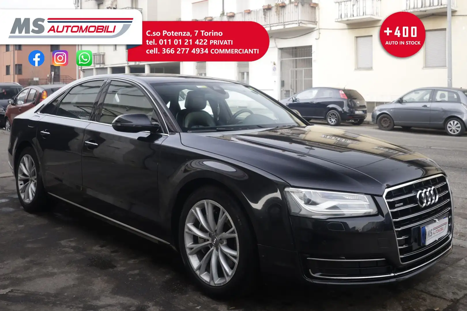 Audi A8 Audi A8 3.0 TDI 258 CV clean PROMOZIONE quattro t Noir - 1