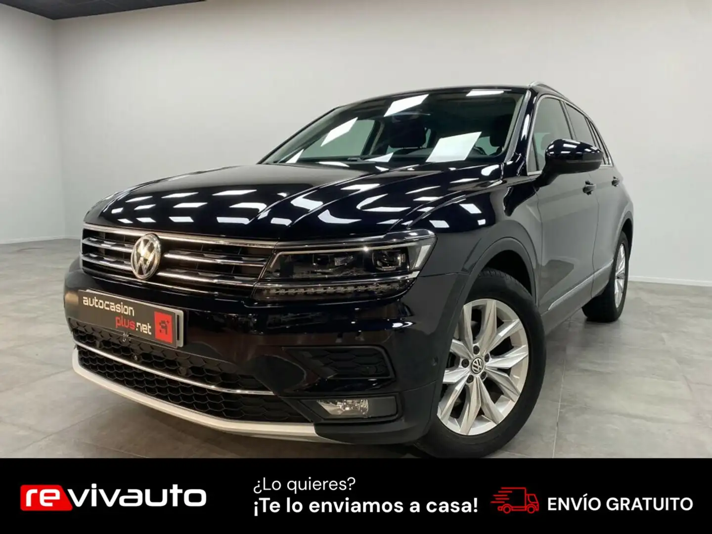 Volkswagen Tiguan 2.0TDI Sport Zwart - 1