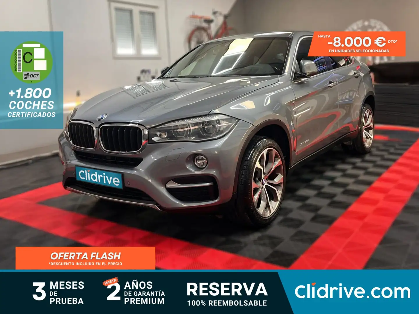 BMW X6 xDrive 30dA Gri - 1