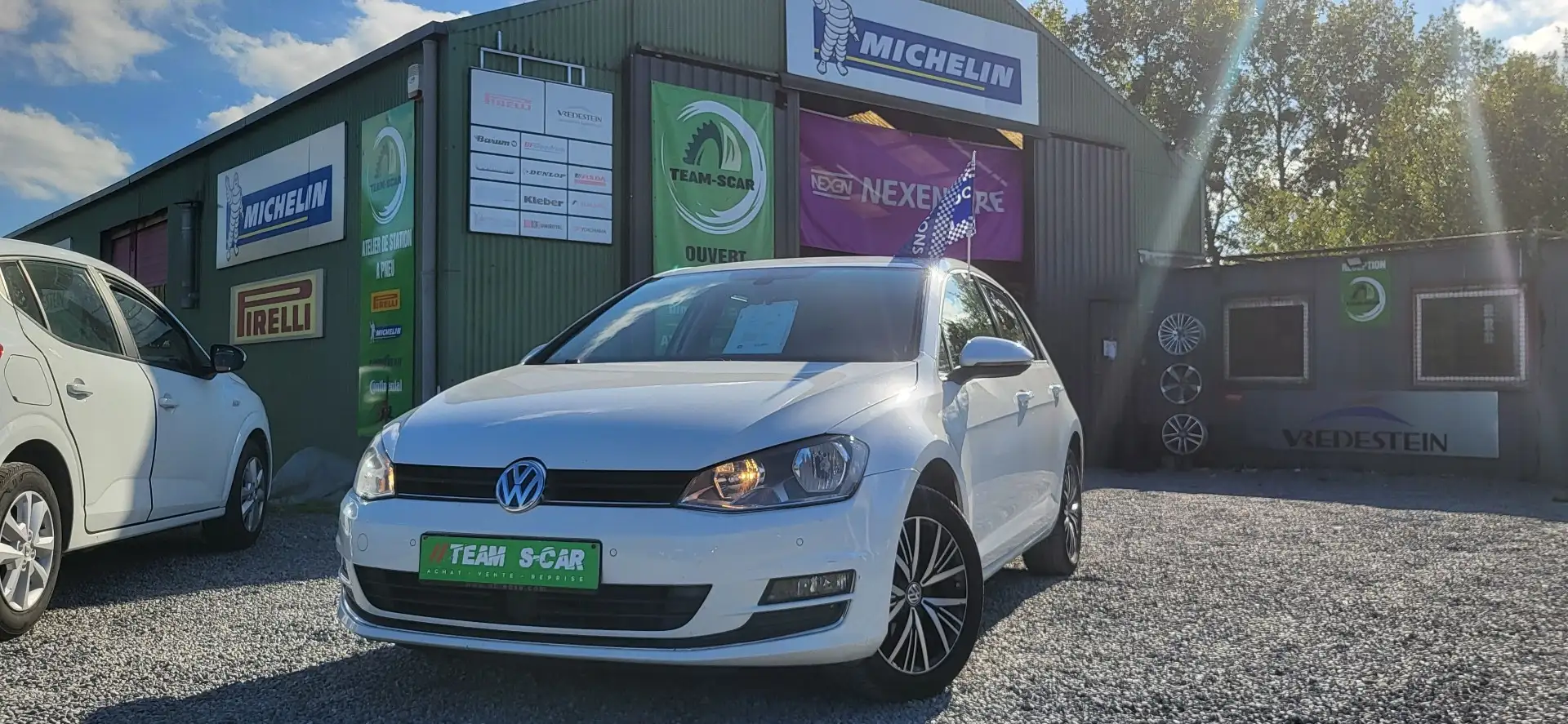 Volkswagen Golf 1.6 CR TDi Allstar garantie 12mois Blanc - 1