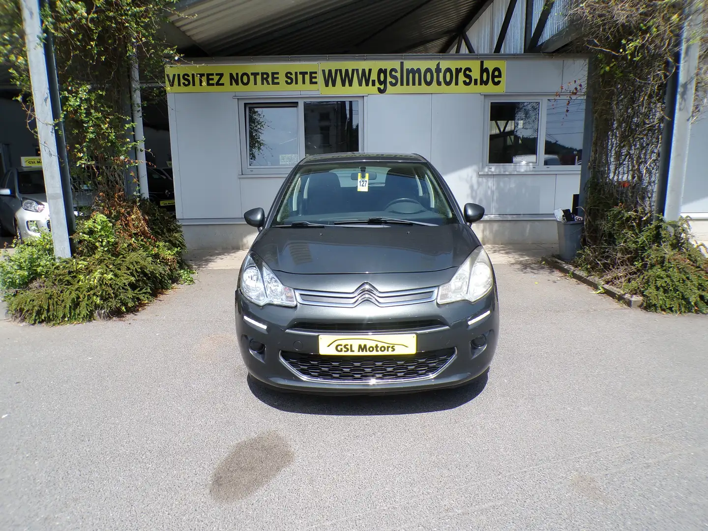 Citroen C3 1.0 VTi 68cv gris foncé 02/14 Clim Cruise Radio Gris - 2