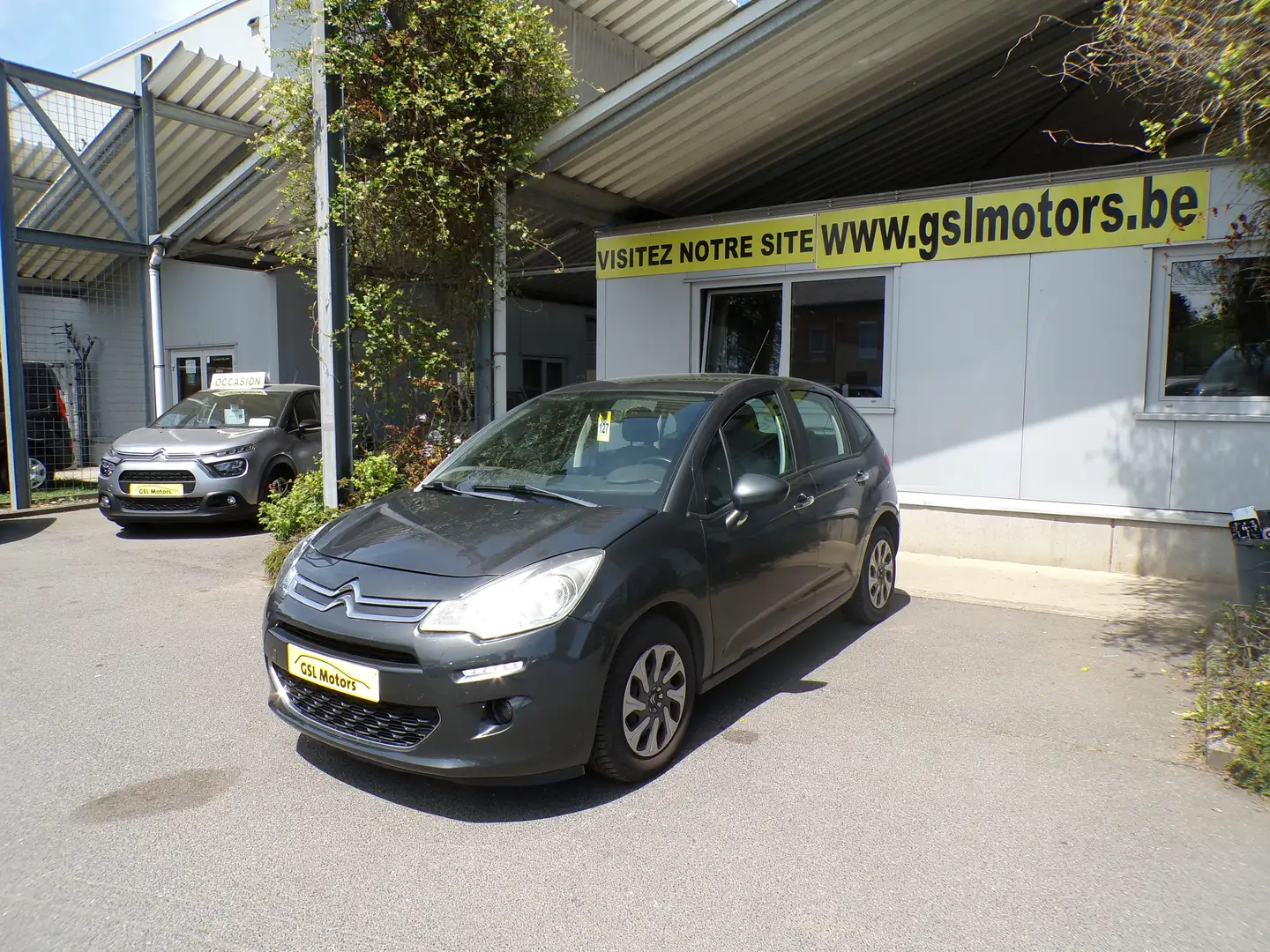 Citroen C3 1.0 VTi 68cv gris foncé 02/14 Clim Cruise Radio Gris - 1