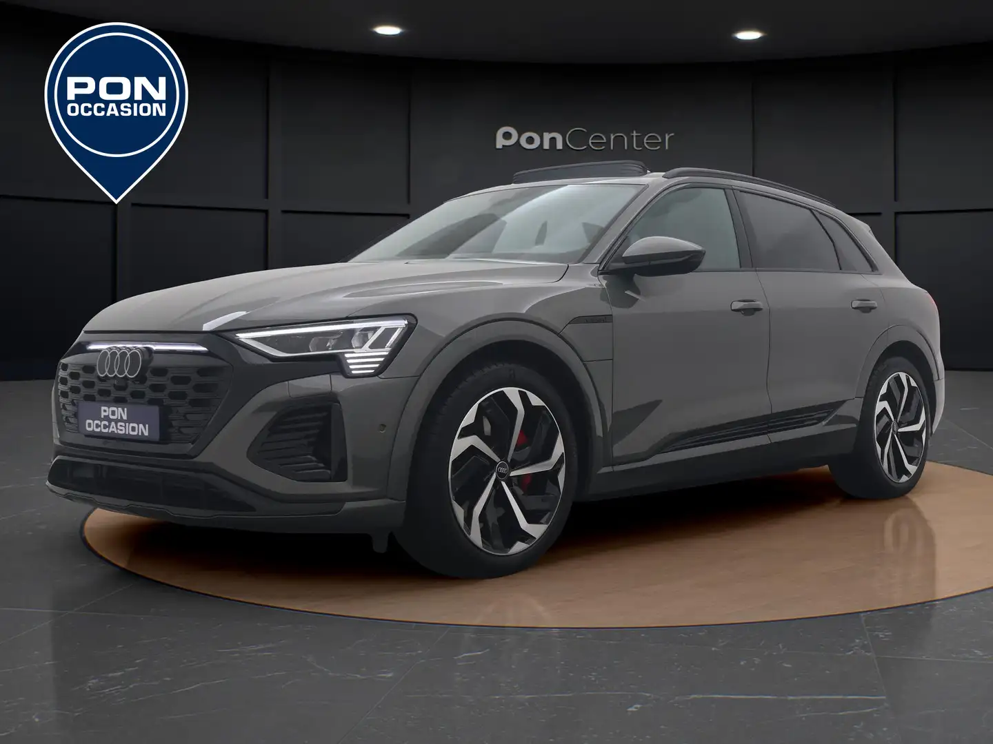 Audi Q8 e-tron 55 quattro S Edition 115 kWh | Panoramadak | S-Spo Gris - 1