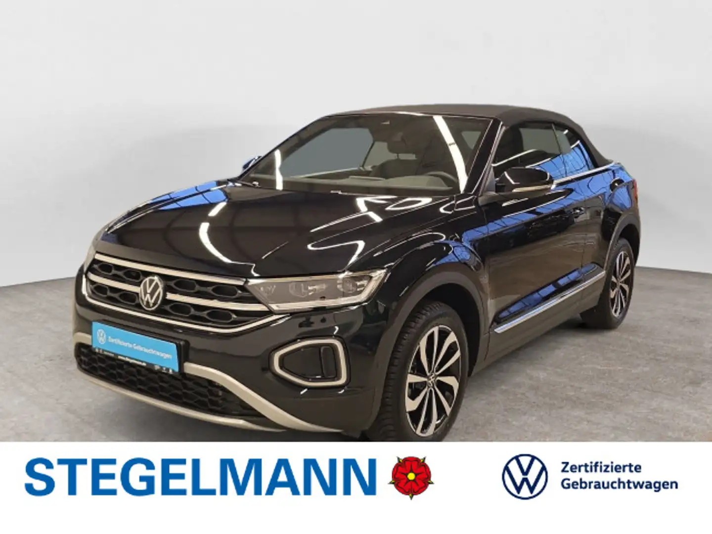 Volkswagen T-Roc 1.5 TSI Style *LED*AHK*Navi*+3J. Schwarz - 1