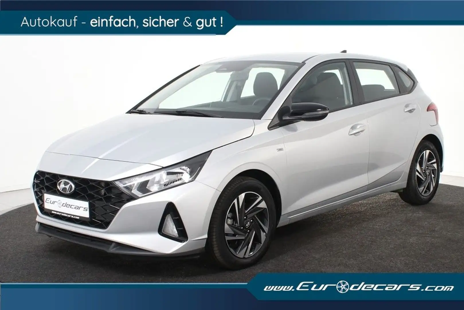 Hyundai i20 1.0 T-GDI Automatik *1.Hand*Navi*Kamera*DAB* Argent - 1
