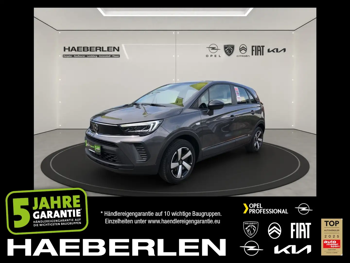 Opel Crossland 1.2 Turbo Edition Grau - 1