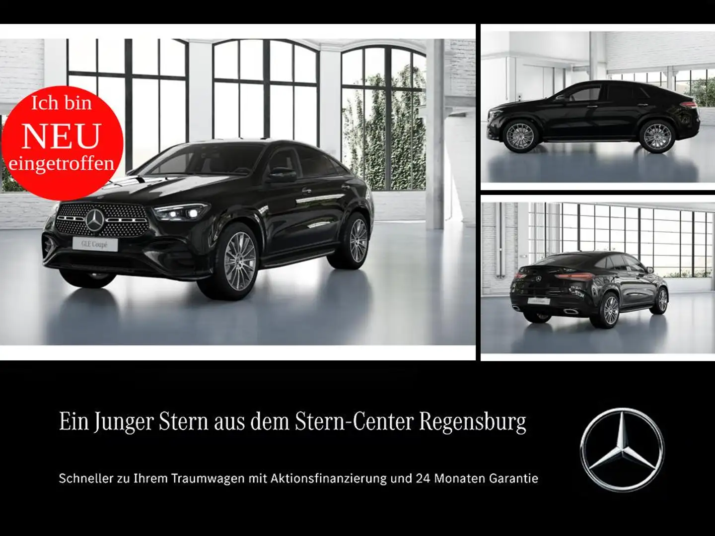 Mercedes-Benz GLE 300 d 4M Coupé AMG+NIGHT+AIRMATIC+MEMORY+360 Negru - 1