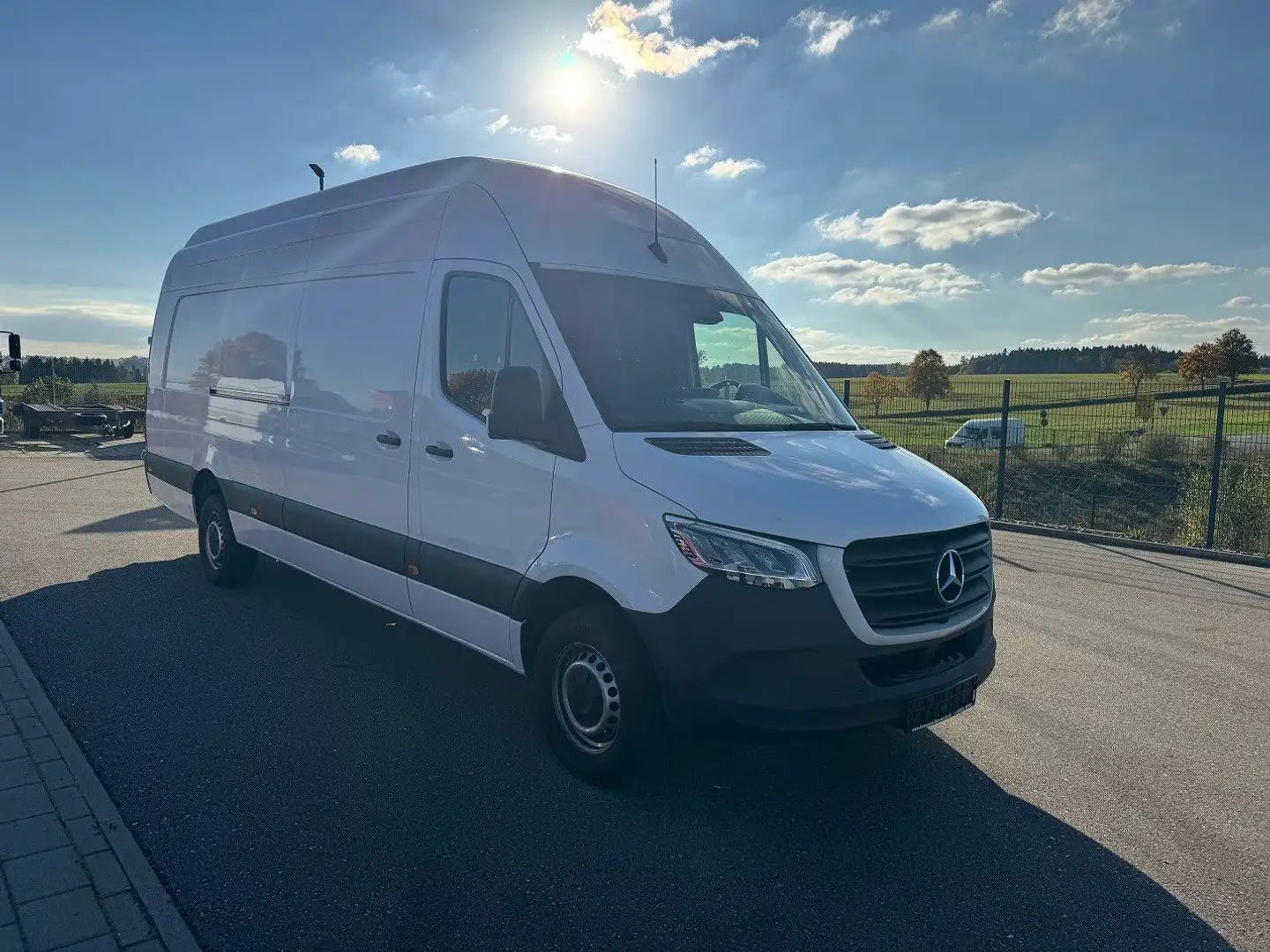 Mercedes-Benz Sprinter 319 CDI Maxi Lang Extralang XXL LED Blanc - 2