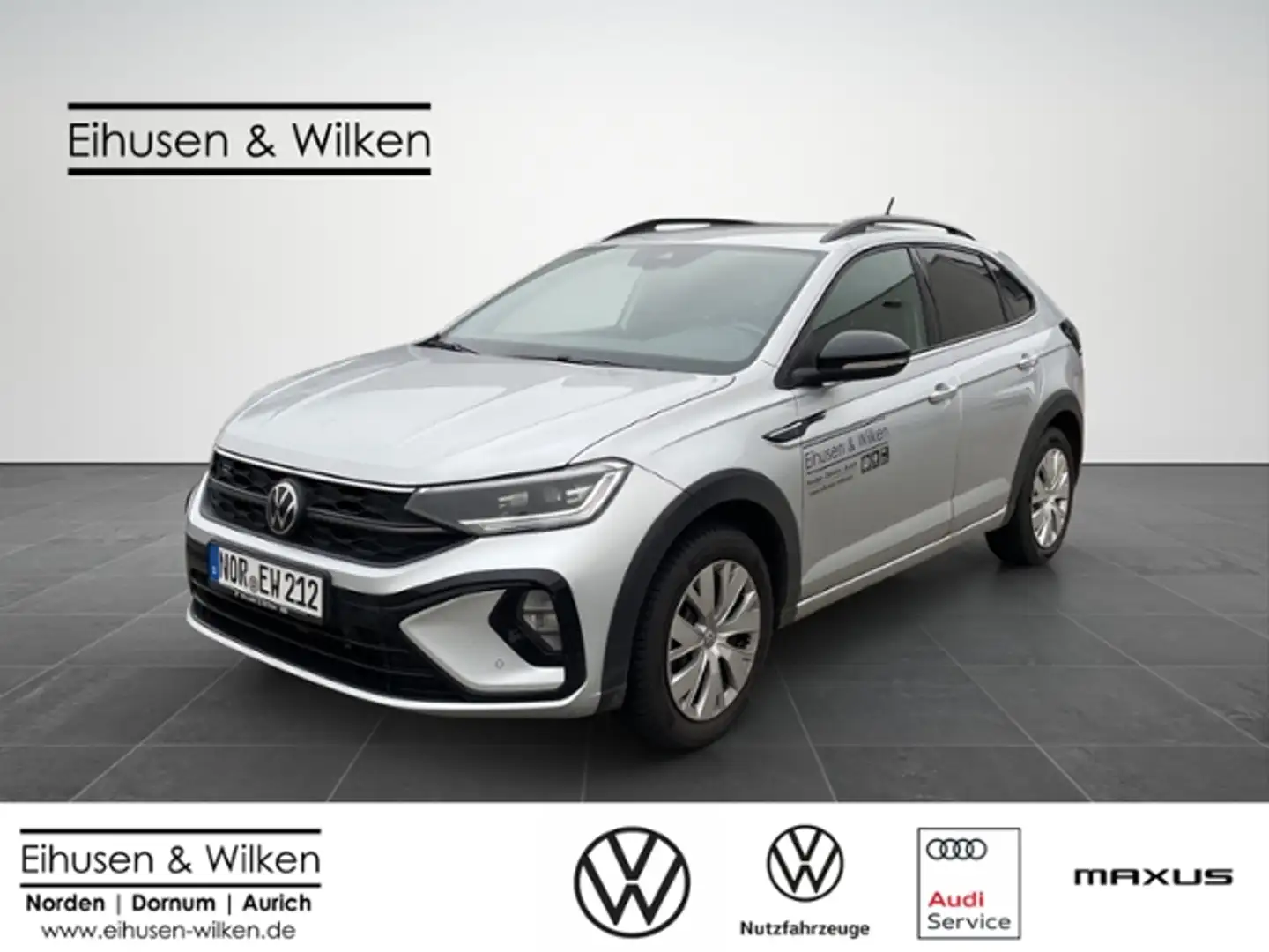 Volkswagen Taigo 1.5 TSI R-Line BLACK*MATRIX+NAVI+IQ.DRIVE Zilver - 1