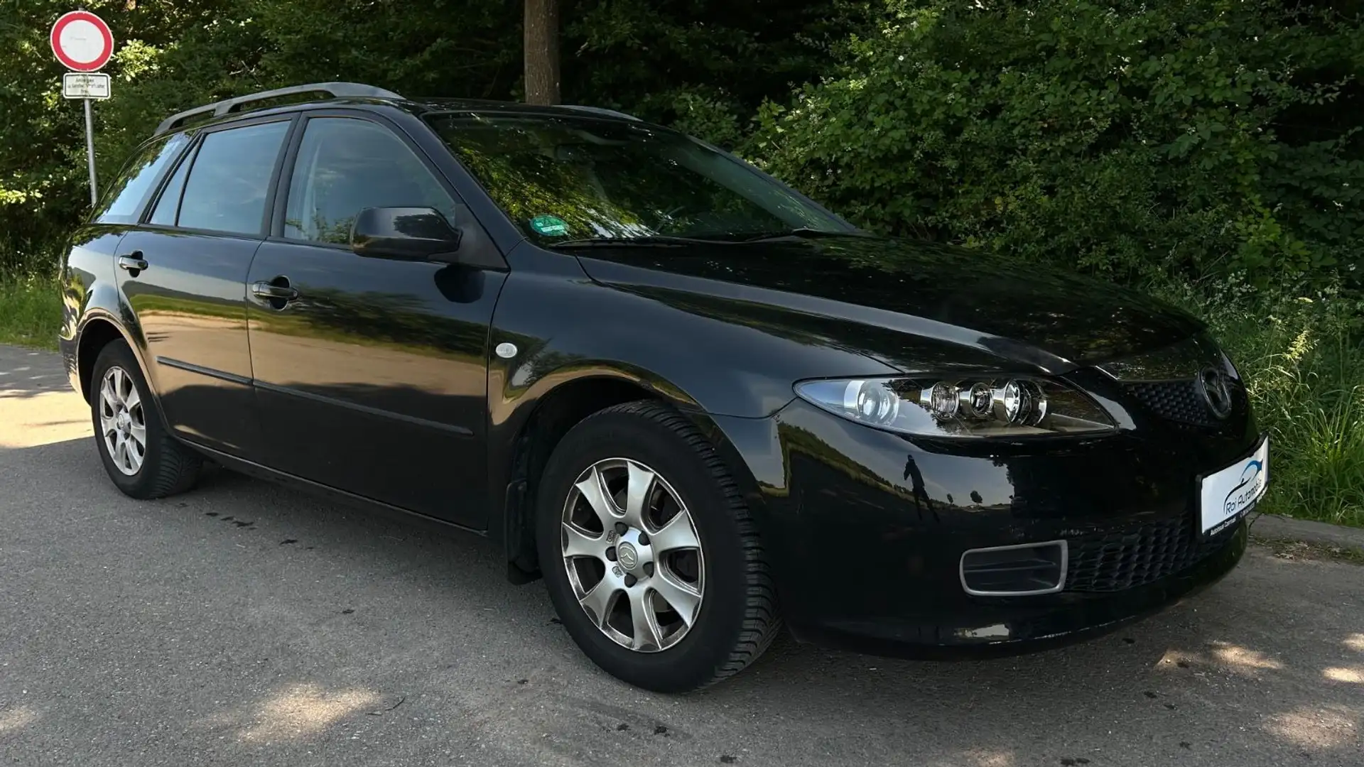 Mazda 6 2.0,AUTOMATIK,KLIMA,TÜV,STZ,EL.FENSTER. Schwarz - 2