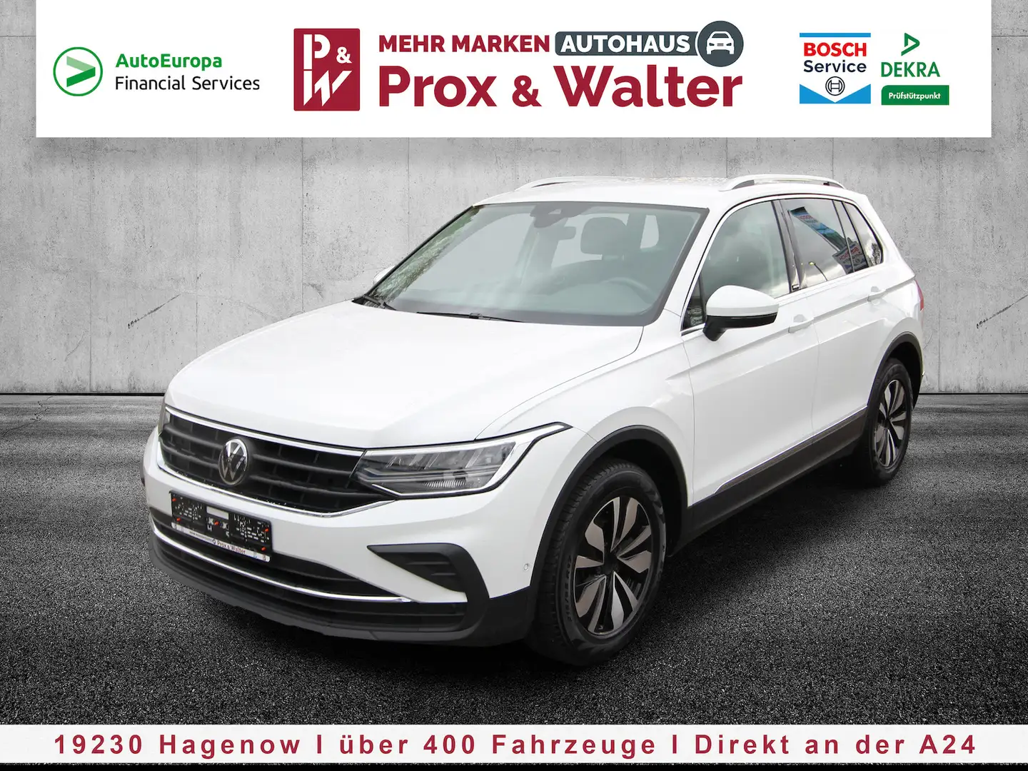 Volkswagen Tiguan 1.5 TSI BMT OPF 7-DSG Move LED+NAVI+ACC Білий - 2