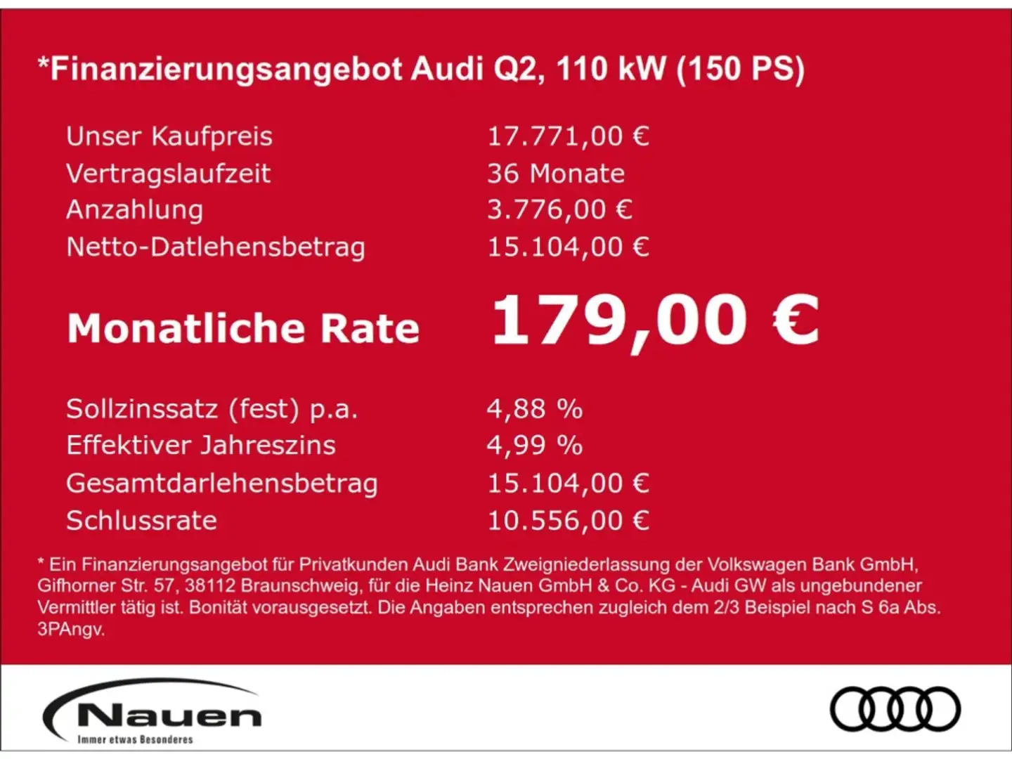 Audi Q2 1.5 TFSI AHK Navi LED SHZ Black - 2
