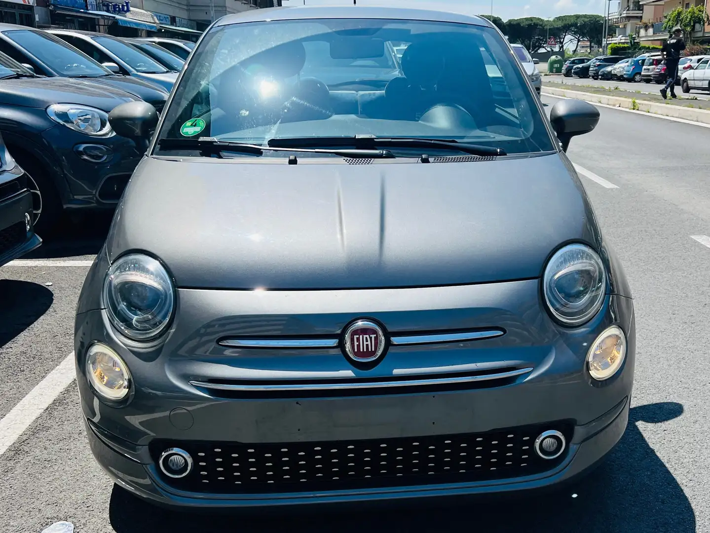 Fiat 500 1.2 LOUNGE CAR PLAY PDC NAVI BLUETOOTH CERCHIO 15 Grigio - 1