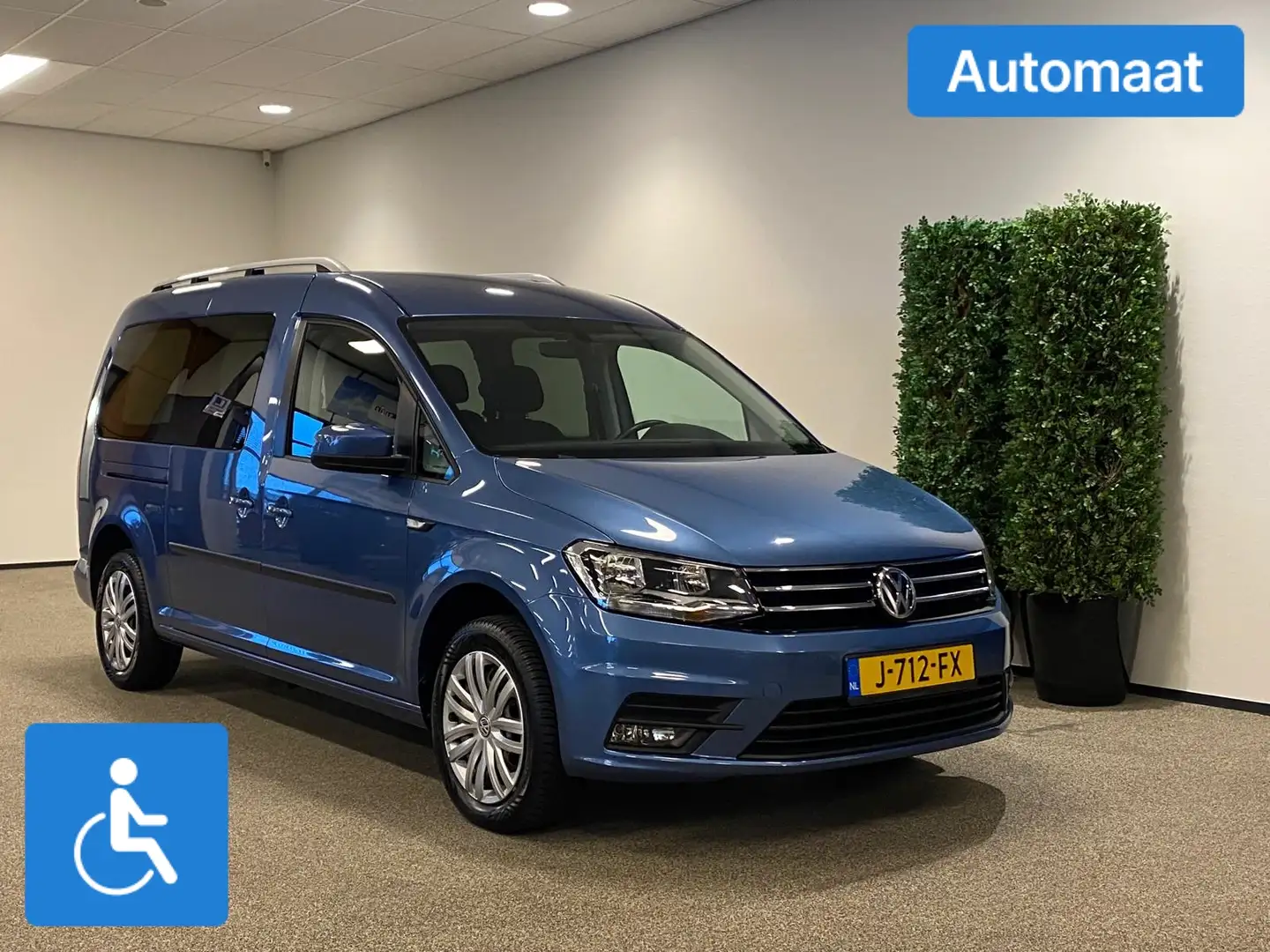 Volkswagen Caddy Maxi L2 Rolstoelauto Automaat 5+1 Bleu - 1