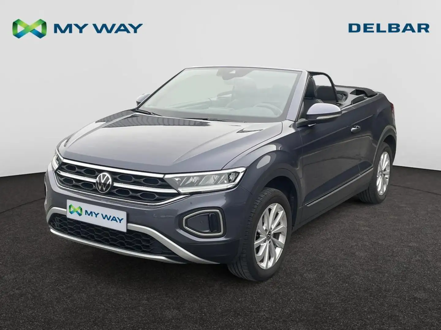 Volkswagen T-Roc Cabriolet Style 1.5 essence 150 ch - DSG Gris - 1