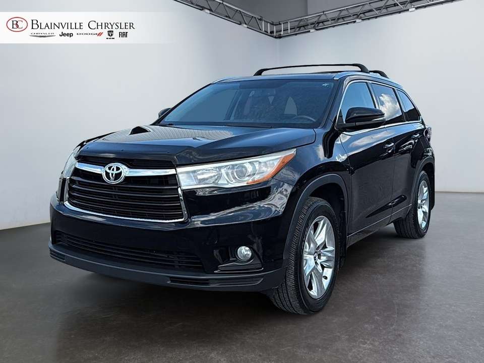 2016 Toyota Highlander LIMITED SIEGES VENT TOIT PANO 7 PASSAGER CUIR NAV
