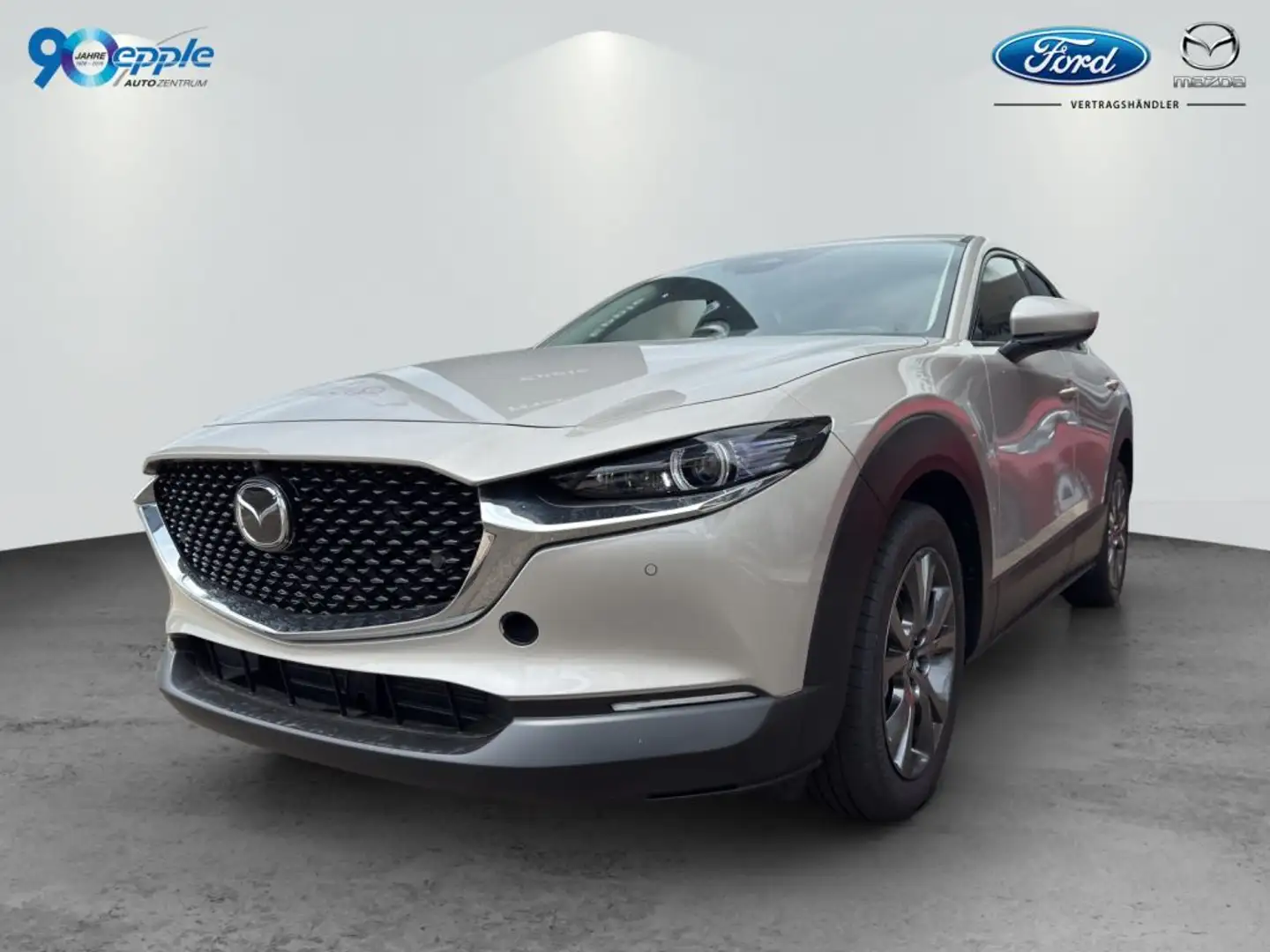 Mazda CX-30 e-SKYACTIVE X 186 Aut. EXCLUSIVE-LINE Beige - 1