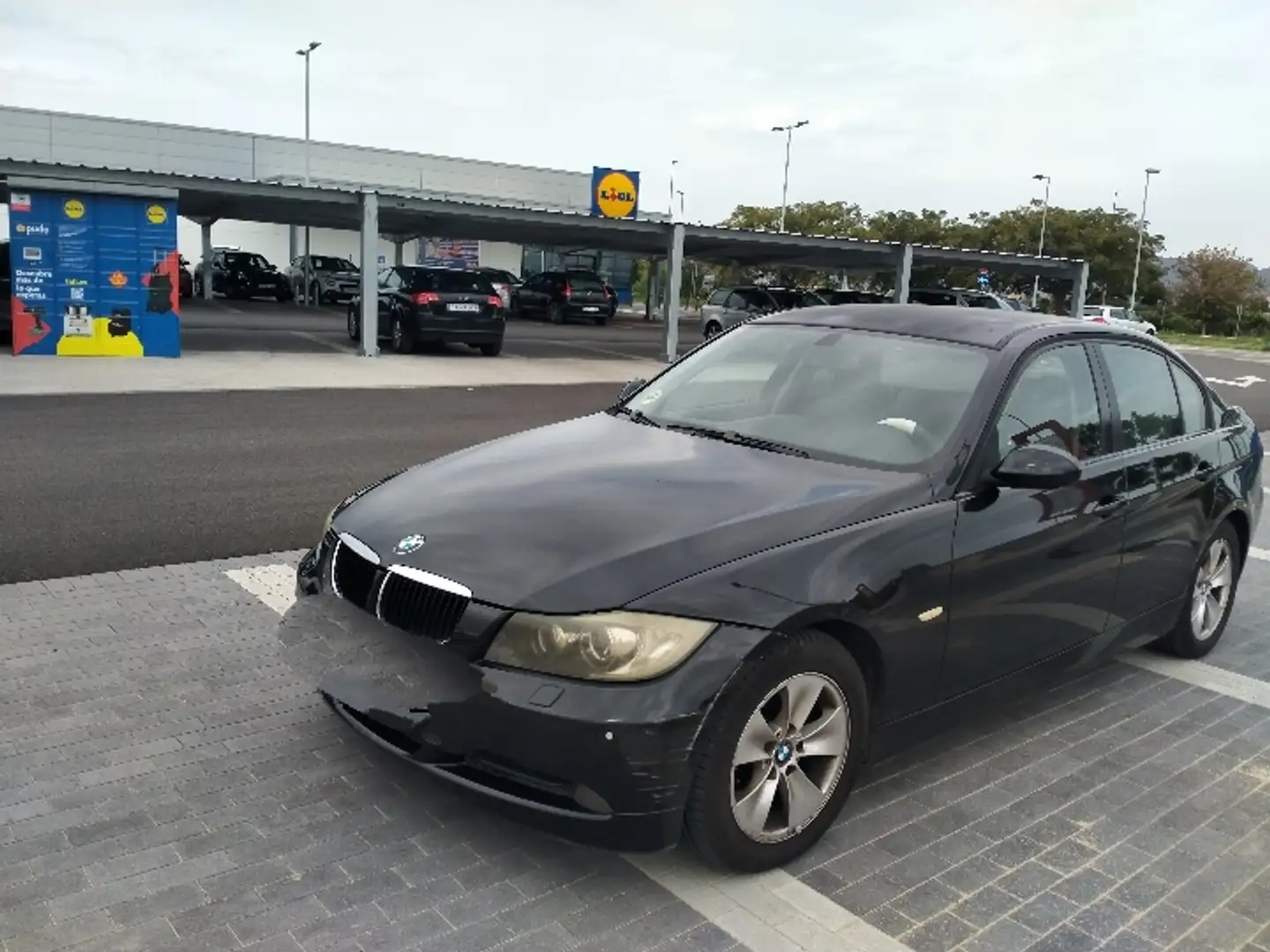 BMW 320 320d Aut. Negro - 1
