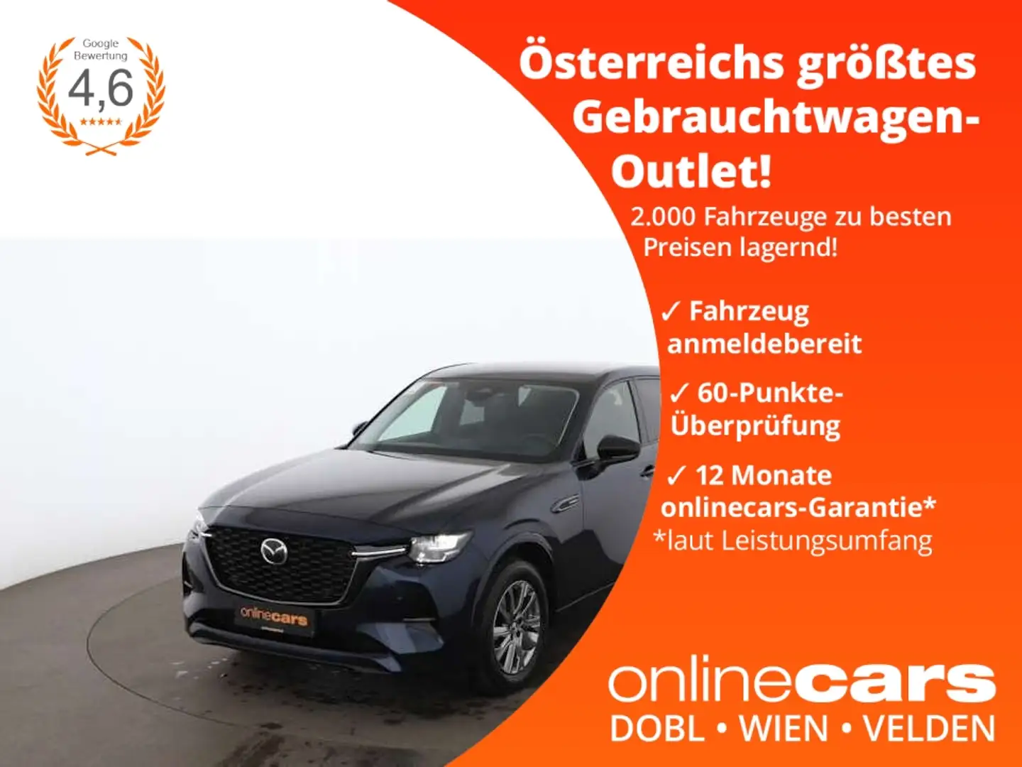Mazda CX-60 2.5 e-SKYACTIV Homura AWD Aut LED AHK NAVI Albastru - 1