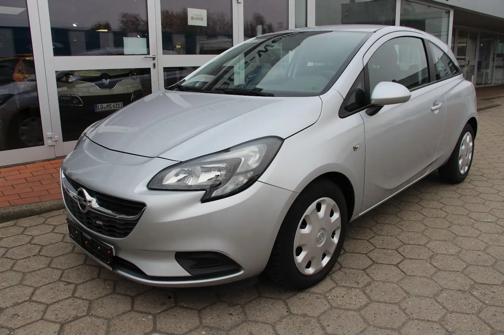 Opel Corsa E Edition*2.HAND*KLIMA*SITZHEIZUNG*PDC* Silber - 2