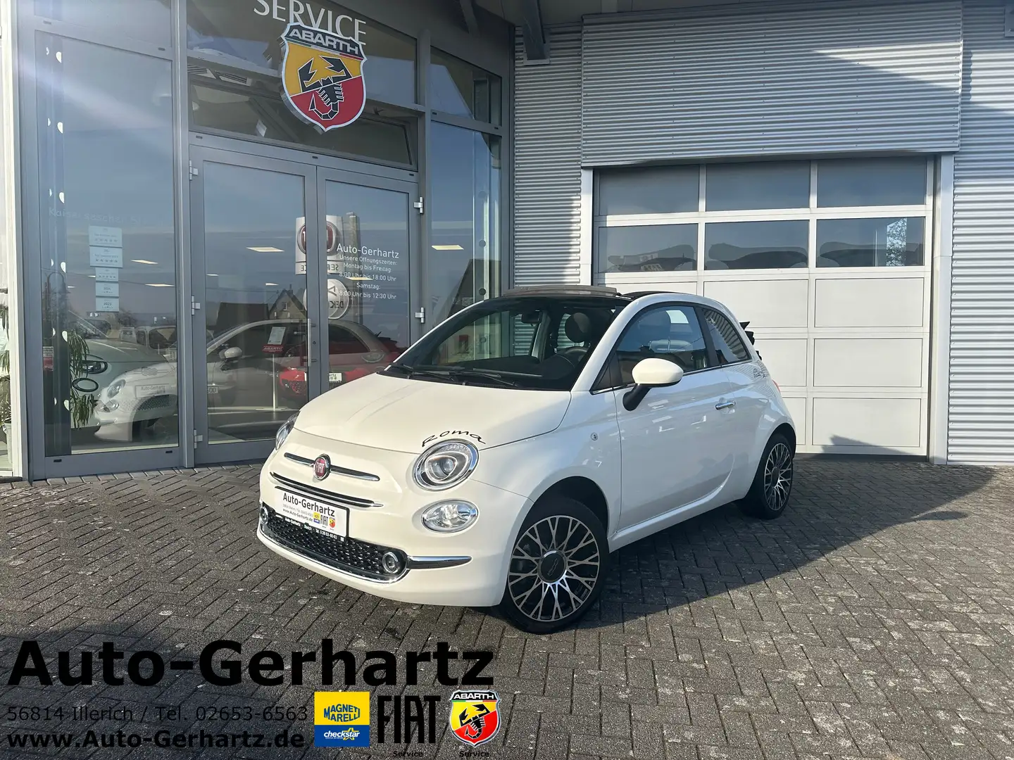 Fiat 500C Dolcevita / Hybrid / Sitzheizung / Navi / CarPlay Weiß - 1