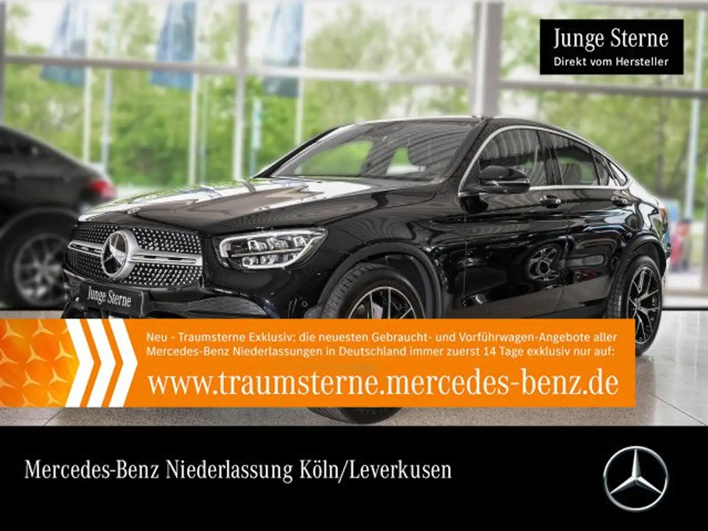 Mercedes-Benz GLC 300 d Coupé 4M AMG+360+LED+FAHRASS+BURMESTER Negro - 1