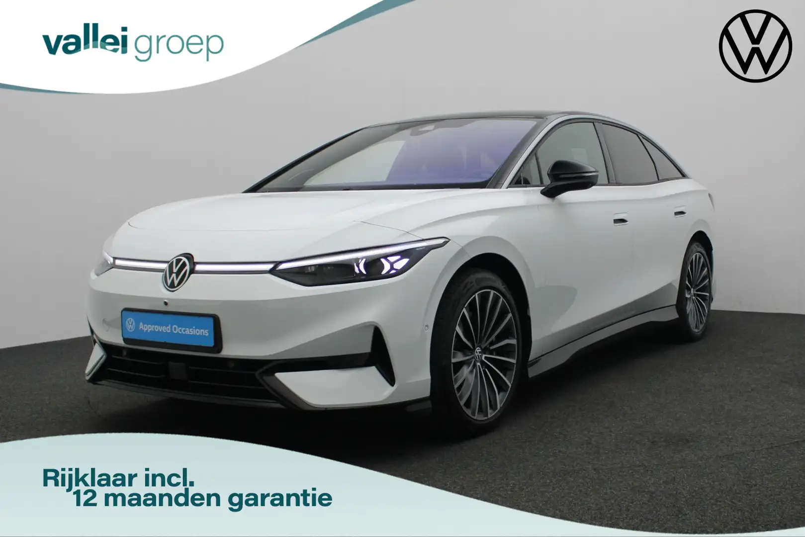 Volkswagen ID.7 286PK Pro Business 77 kWh | IQ Light | Geheugensto Wit - 1
