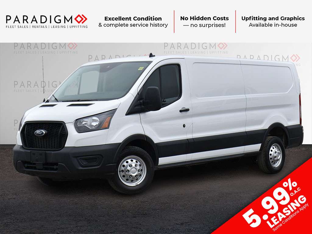 White 2025 Ford Transit Cargo Van All-Wheel Drive Automatic