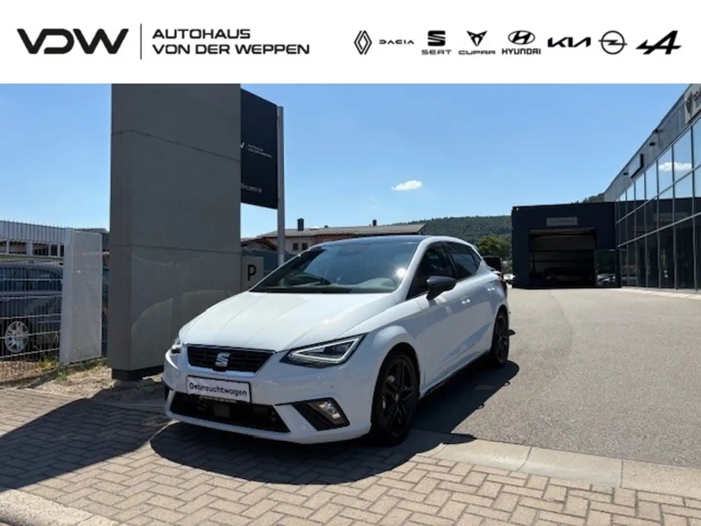 SEAT Ibiza FR Pro Black Edition 1.5 TSI Klima Navi Blanc - 1
