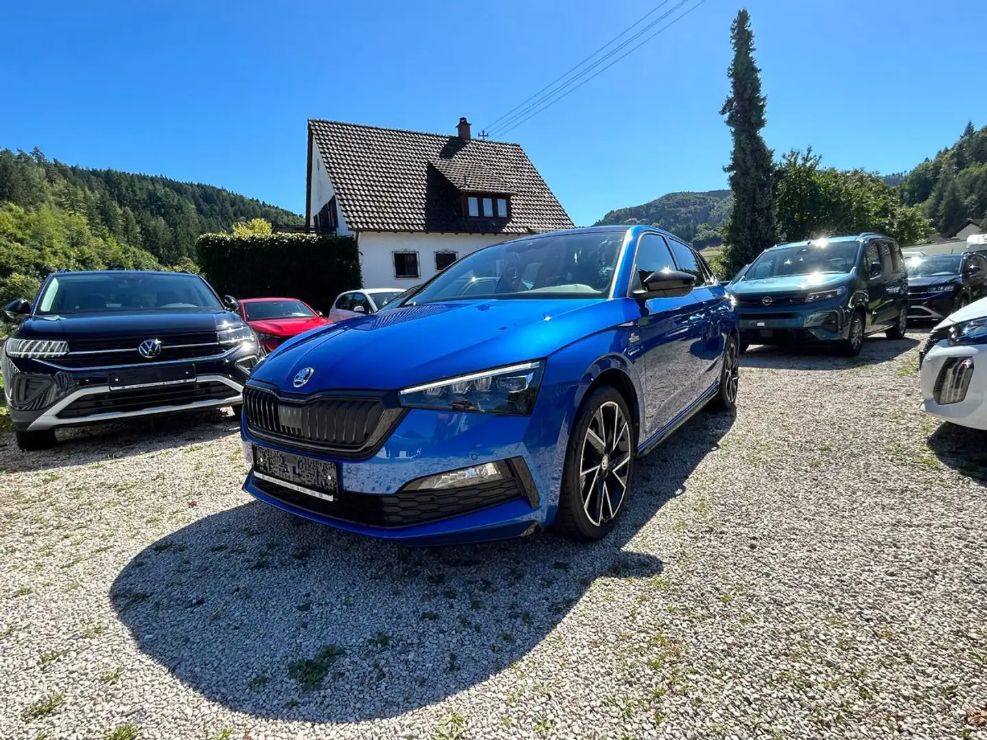 Skoda Scala Monte Carlo Panord.LED,Kamera,SHZ, Bleu - 2