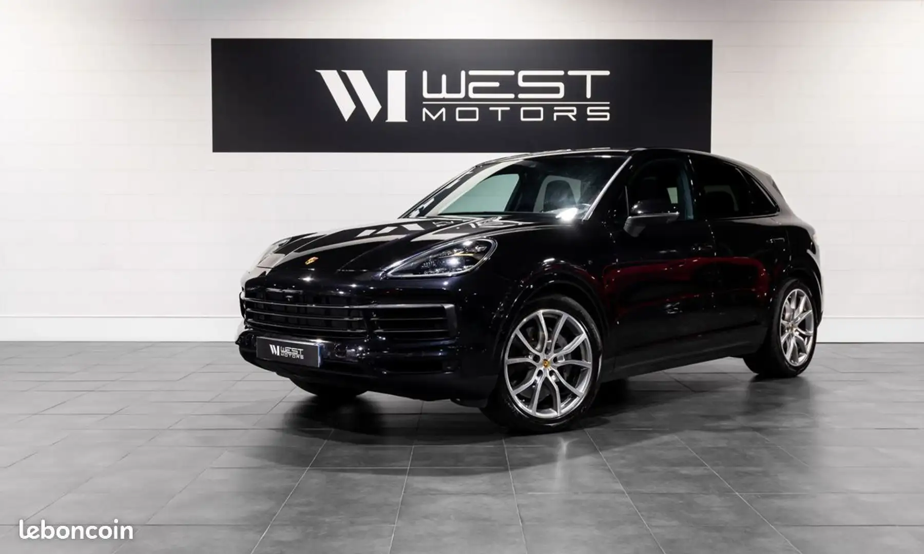 Porsche Cayenne S V6 2.9 440 ch – Français Roues Ar. Direct. PASM Chrono PDLS%2B Cam 360° Bose 648EMOIS Schwarz - 1