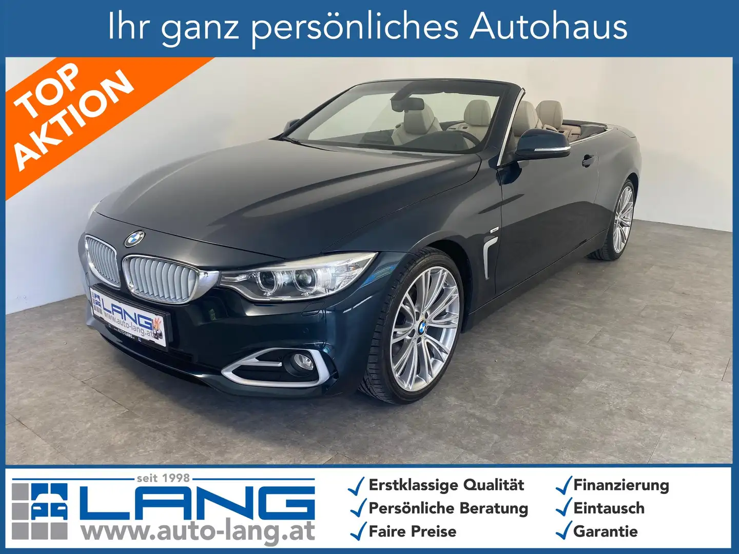 BMW Sonstige Cabrio 4er 420d XENON*PDC 135 kW (184 PS), Auto... Blau - 1