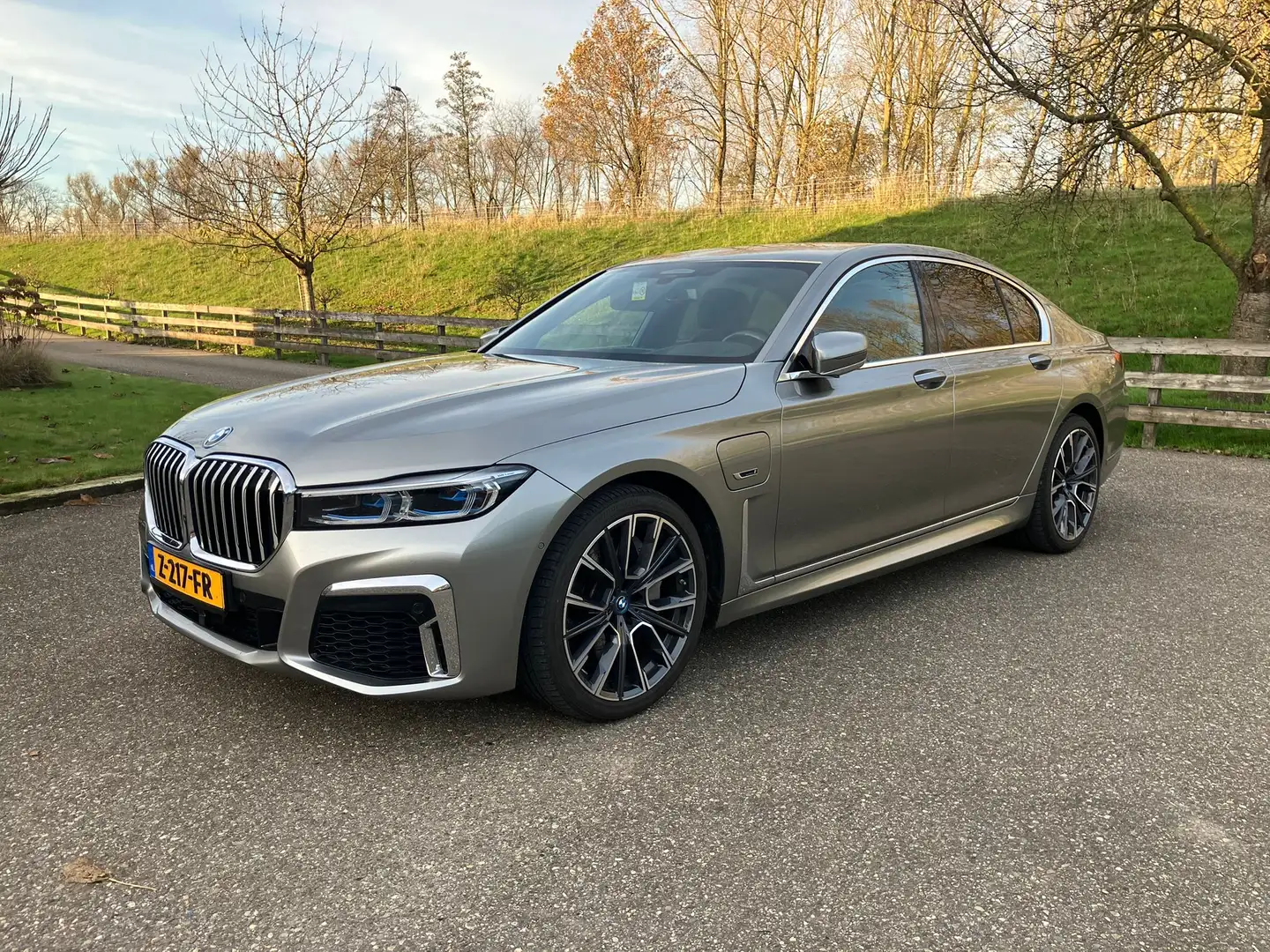 BMW 745 745e benzine/hybride Grijs - 1